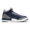 Air Jordan 3 Retro GS Georgetown Kids Sneakers Blue Midnight-Navy Cement-Grey 398614-401