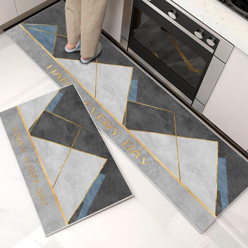 

Брудостійкі протиковзкі кухонні килимки в скандинавському стилі - абсорбент для масла та води 40x160 cm