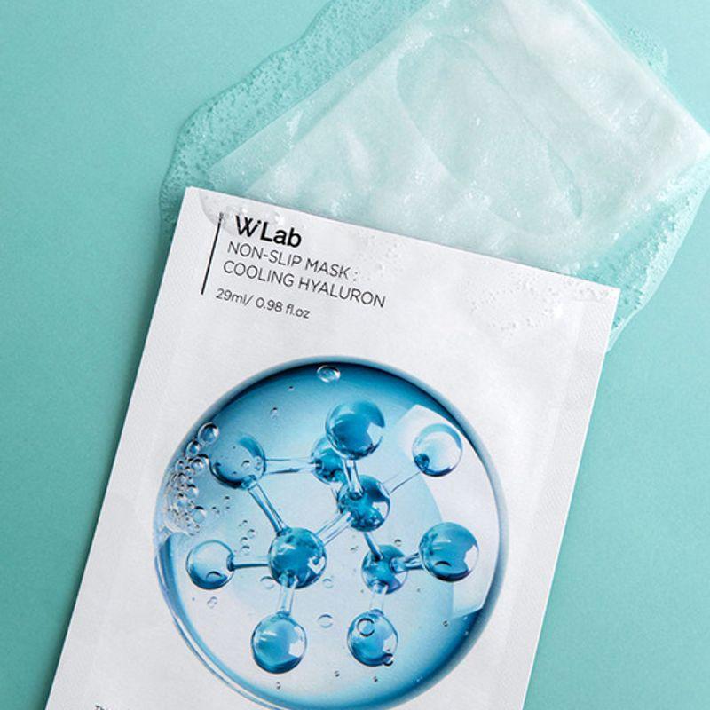 WLab [10 Sheets] Wlab Non-Slip Mask Cooling Hyaluronic Acid