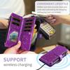 ASUWISH For Samsung Galaxy A05 4G Case 10 Card Holder Glitter Leather Phone Cover with Crossbody Strap