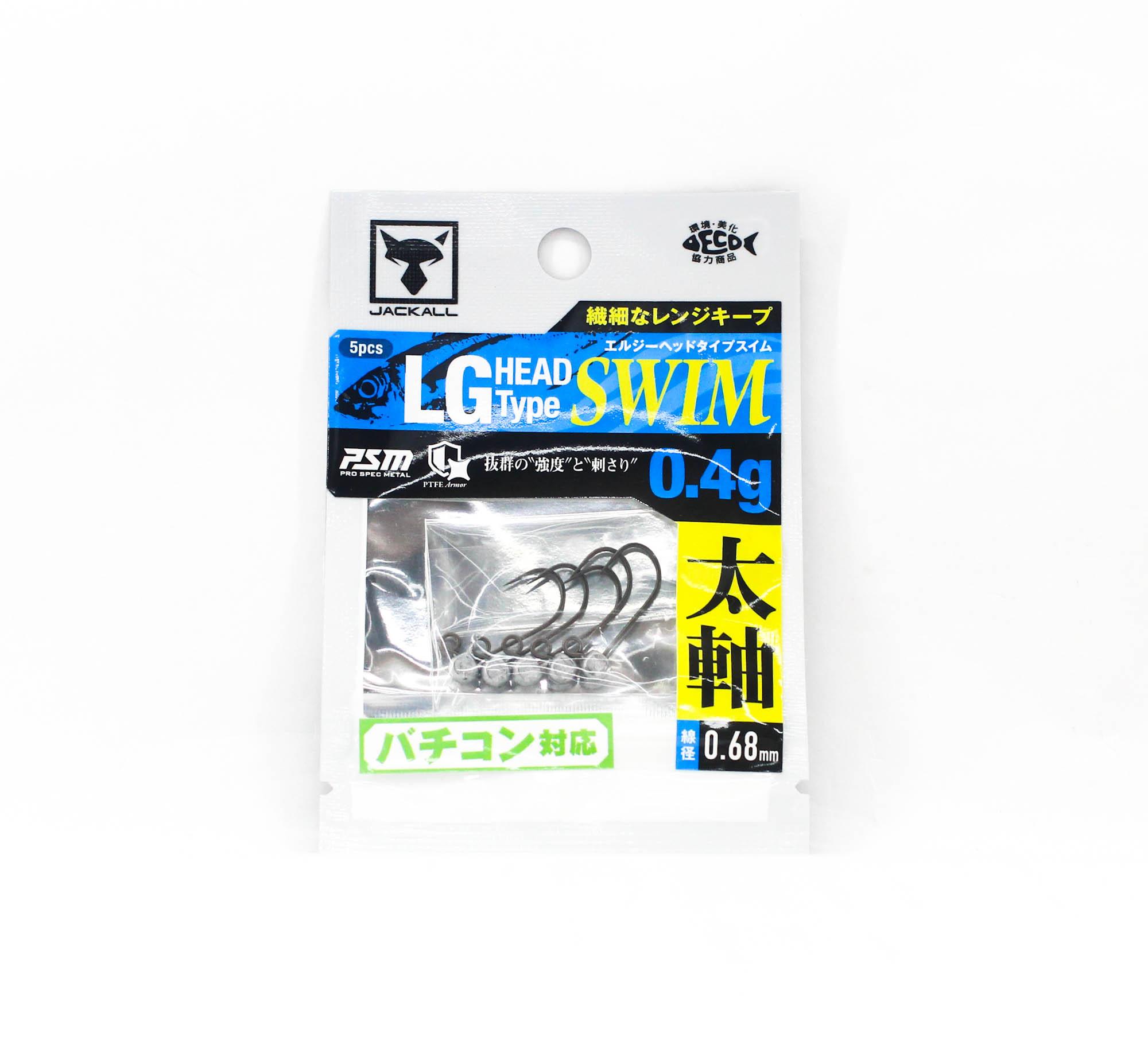 Джиг-головка Jackall LG Head Type Swim L Размер 0.4г 5шт (1487)