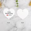 100pcs Heart Shaped Cards Gift Labels Hanging Decoration Hand Gift Hanging Tag  Mother Days