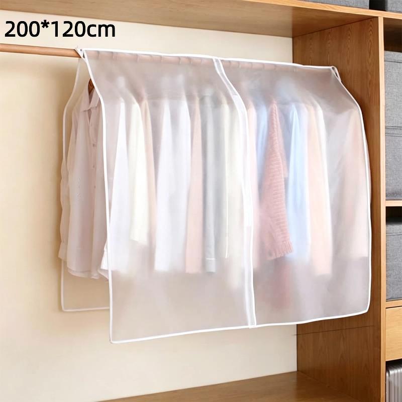 Clothing Dust Cover Durable Waterproof Dustproof Garment Protector for Seasonal Clothes Suit Jacket Travel Home Storage