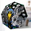 1pc Easter Bunnies Automatic Open/close Umbrella, 8-Rib Sturdy Structure, Portable Travel Umbrella, Parties, Everyday Use, Outdoor Accessory