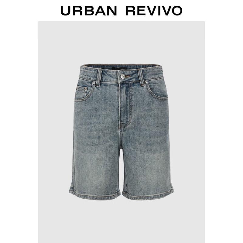 

Женские шорты из выбеленного светлого денима UR 27