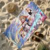 Game P-Princess Connect-S Towel Soft Lightweight Anti-Sand Large Beach Towel Quick-Drying Bath Sports Family