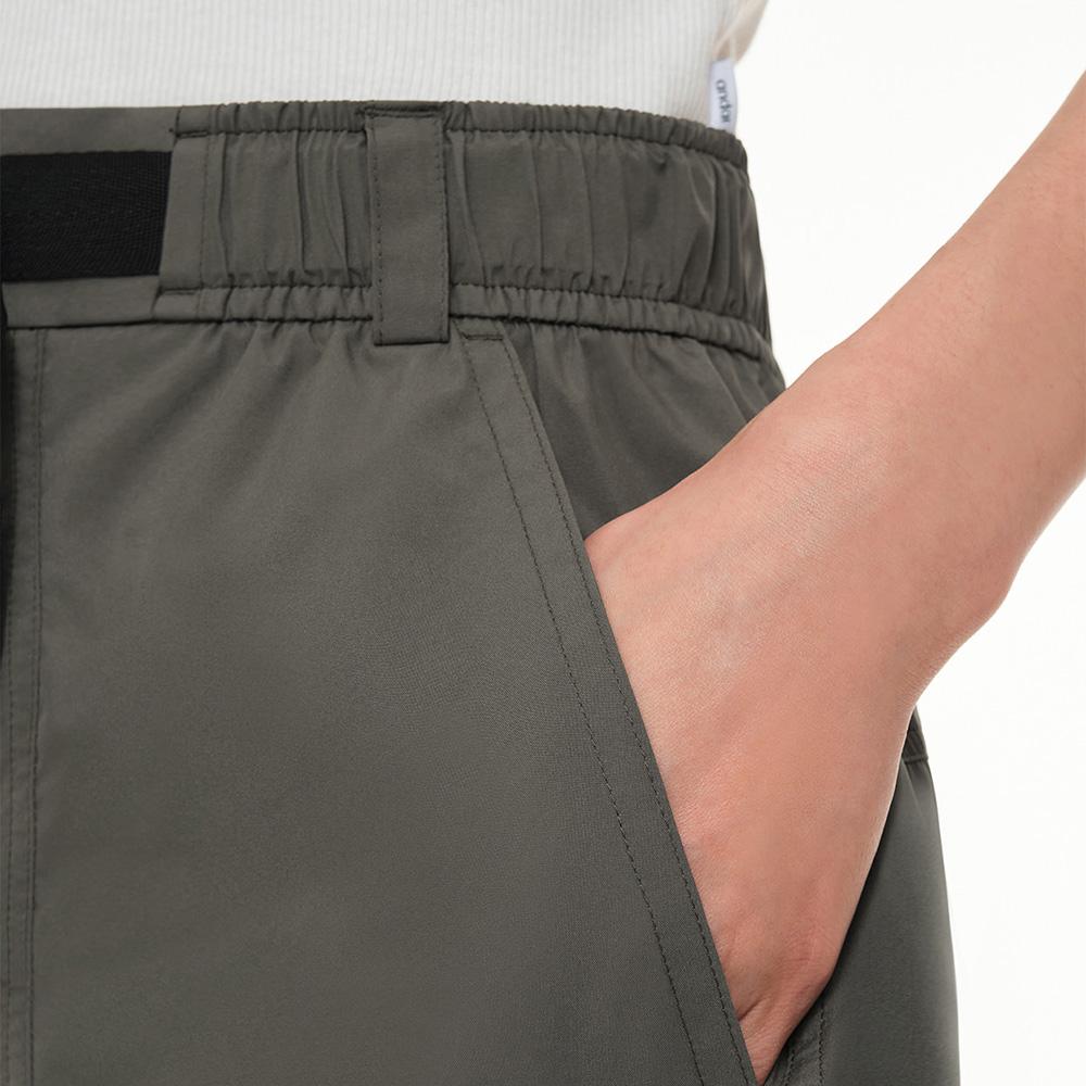ANDAR Woven Belted Long Skirt