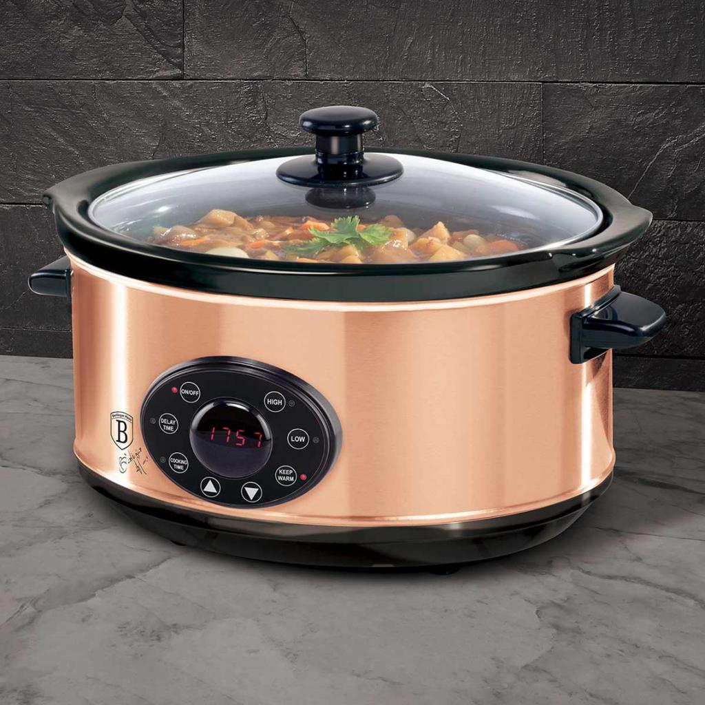 Electric Slow Cooker 3.5L Berlinger Haus Bh-9383 Rose Gold