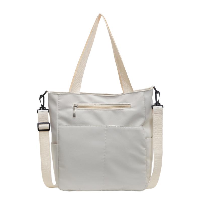 Women s Commuting Solid Color Tote Bag Large Capacity Crossbody Bag Handbag чёрный — фото 21