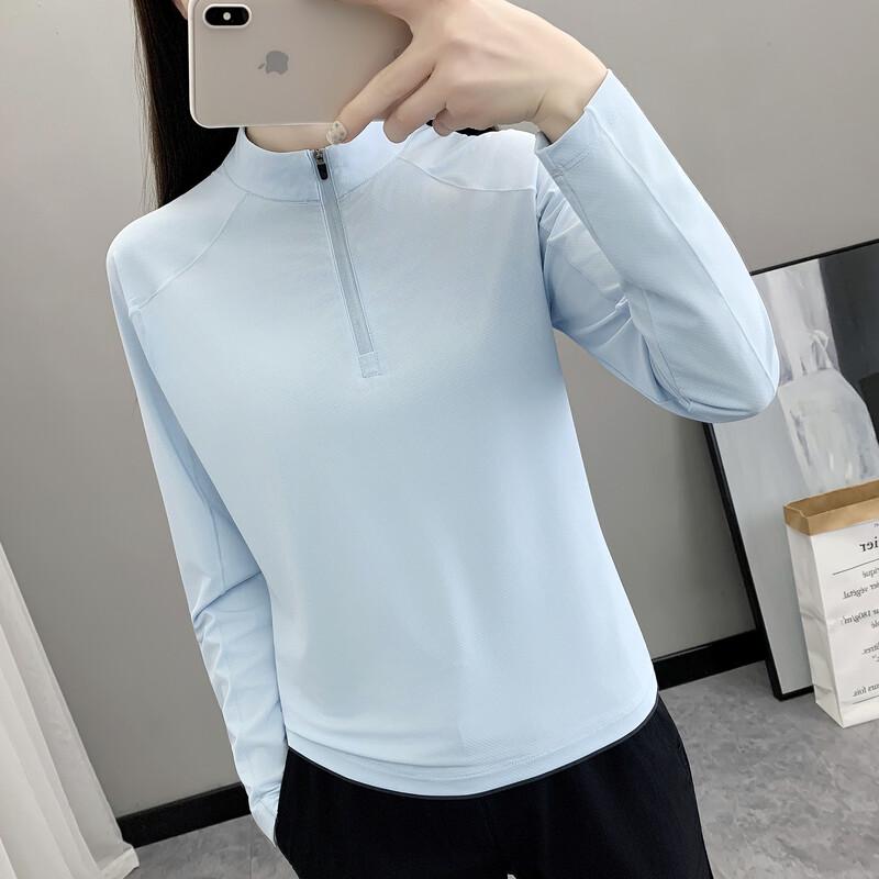

JOHLIN DREAM Women s Quick-Dry High-Collar Long Sleeve Sports Top JATZ2639 XL