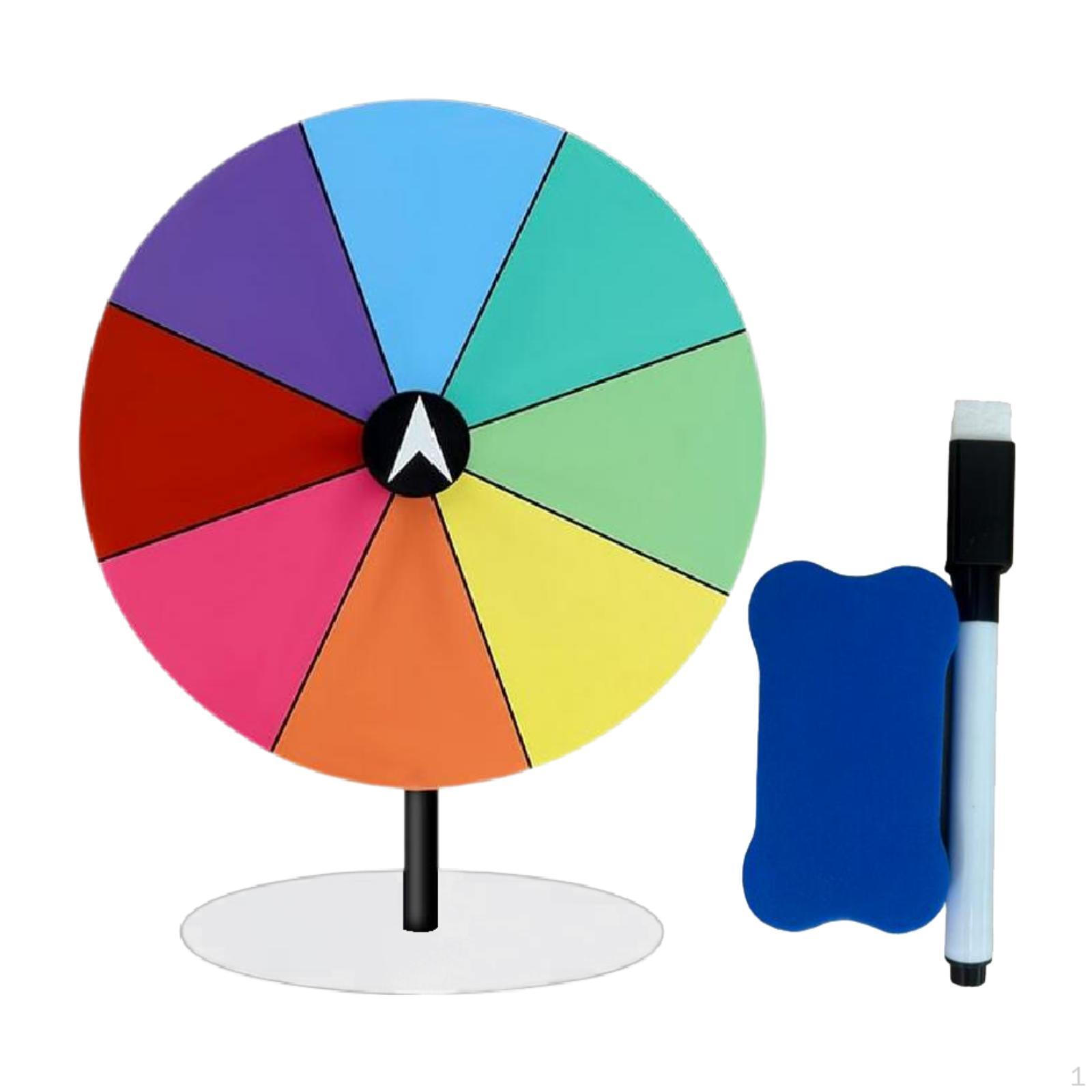 

Акриловая игровая рулетка со стираемой ручкой и ластиком для встреч Round Base