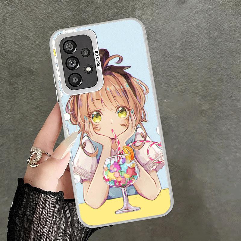 CardCaptor Sakura Anime Soft Phone Case for Samsung A17 A16 A15 A14 A13 A57 A56 A55 A54 A53 A37 A36 A35 A34 A33 A26 A25 A24 A23