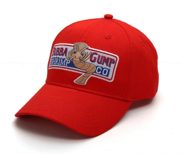 Forrest Gump, Film Bubba Gump Shrimp Zubehör Baseballkappe Outdoor Sonnenschutzmütze
