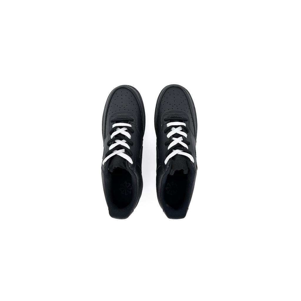 Nike Court Vision Slip Resistant Abrasion Resistant Low top Skateboard Shoes Unisex Black White DH2987-002(Team505-)