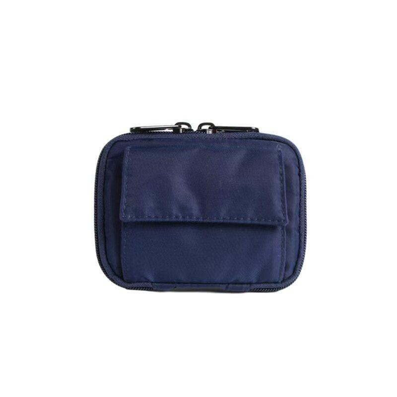 Portable Casual Zipper Storage Small Bag Mini Keys Holder Card Pouch Leisure Travel Wallet for Men and Women