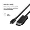 Belkin USB Type C To DisplayPort Cable or HDCP DP Alt Backward Compatible with Android and More 1.4 6.6ft/2m, 32.4Gbps 8K@60Hz 4K@144HZ, HBR3, DSC,