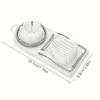 Multifunctional Egg Cutter Stainless Steel Egg Slicer Sectioner Cutter Mold Flower-Shape Luncheon Meat Cutter Kitchen Gadgets