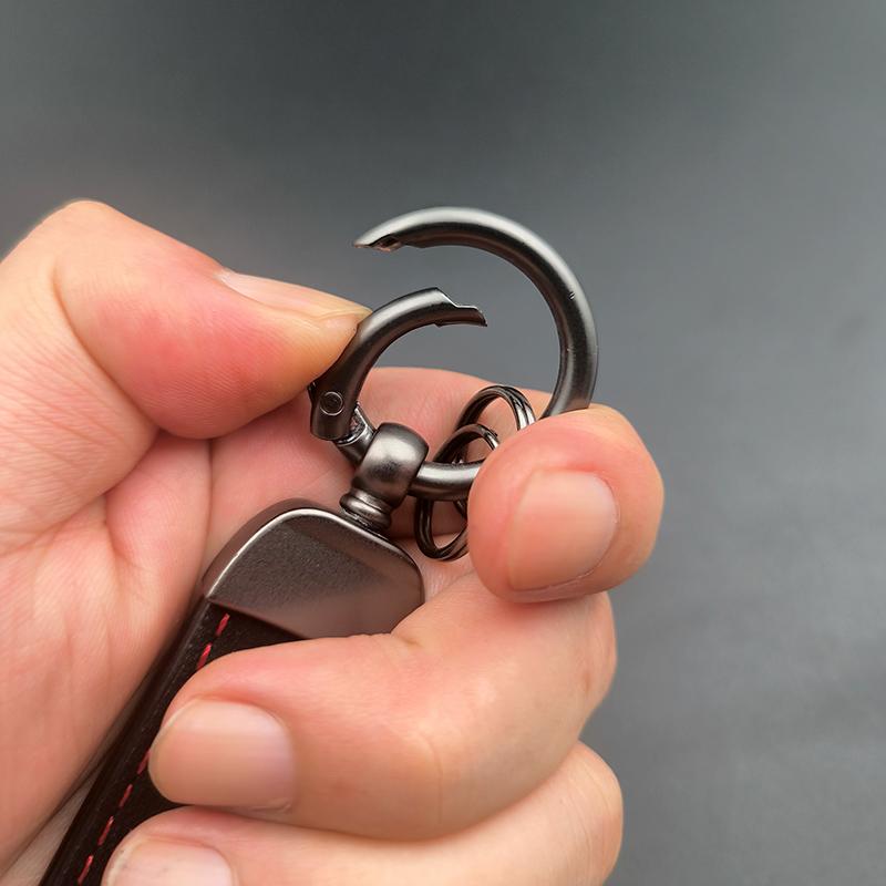 2024 Suede Leather Man Women Luxury Car Keychain For Toyota Corrolla Yaris Chr Land Cruiser Hilux Sport Keychain Accessories