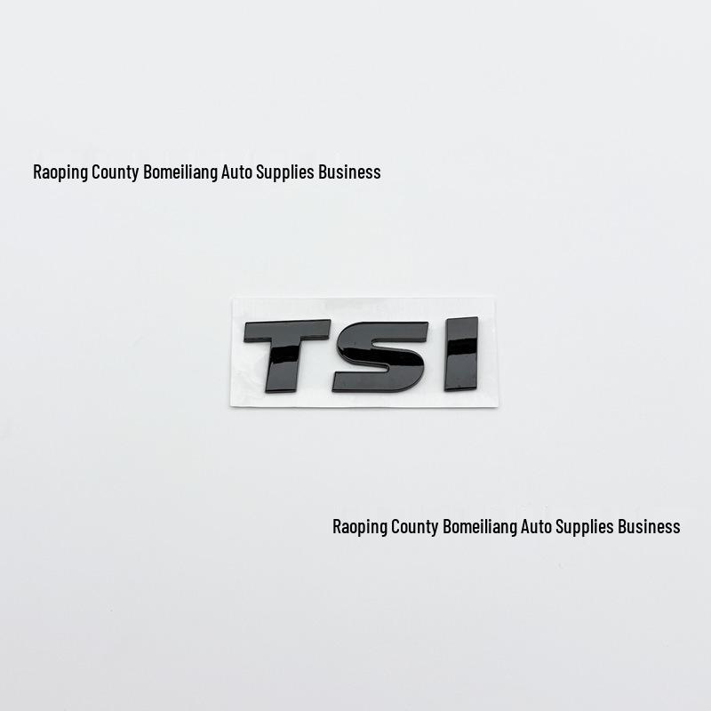 Volkswagen Sagitar 08-22 Black 280TSI Rear Badge and Letter Sticker Set