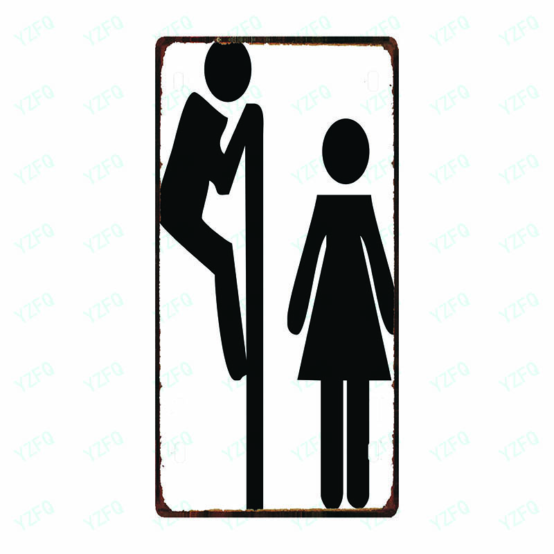 No Smoking Wifi Exit Toilet Indication Sign Tin Plate Vintage Metal Sign For Shop Bar Home Decor Poster Customizable DC0057A