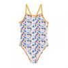 Girls Abstract Spaghetti Strap One Piece Swimsuit