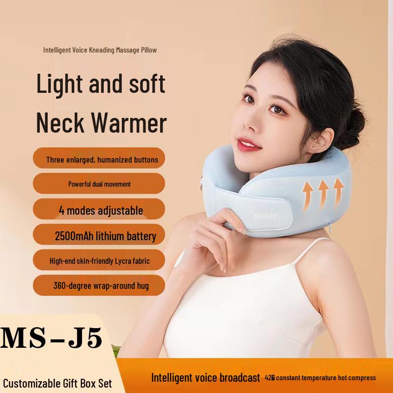 

Misida MS-J5 Smart Voice Kneading Massage Pillow