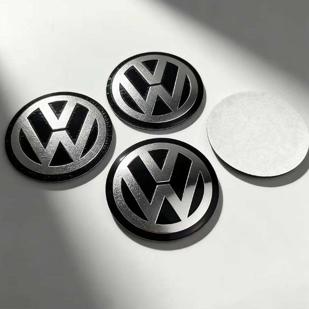 Naklejki na środek koła 3D, Odznaki, Akcesoria do VW CC Sagitar, Magotan 4 SZTUKI 56mm 60mm 65mm Jetta golf Golf8 Polo