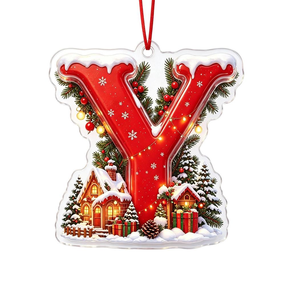 Christmas Tree Hanging Ornaments, Festive Decorations for Holiday Home Party Indoor Decor