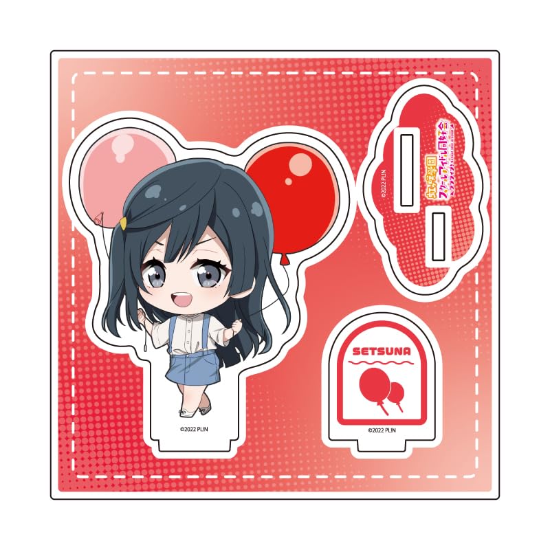 

Love Live Nijigasaki High School Idol Club 08 Yuki Setsuna Outing ver. [Mini Character Illustration] Acrylic Stand Plate