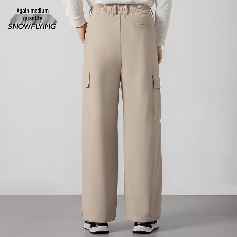 Men's Outdoor Down Winter Cargo Pants