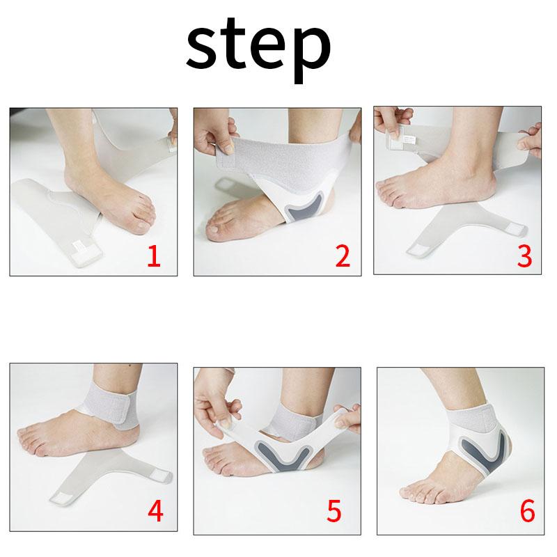 Kotníková podpora Dámská Sportovní Anti-squat Pánská Basketbal Fotbal Běh Fixační Zápěstní Bandáž Zotavení po Podvrtnutí Kotníkový Rukáv(1ks)