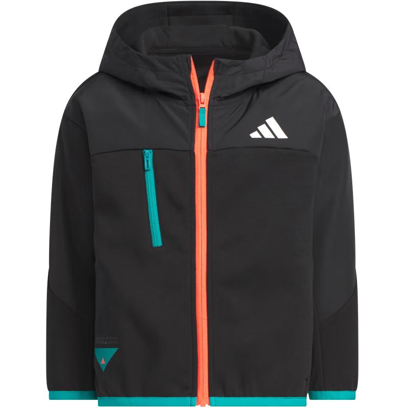 Adidas Boys  KF4950 Hooded Knit Sport Jacket 116