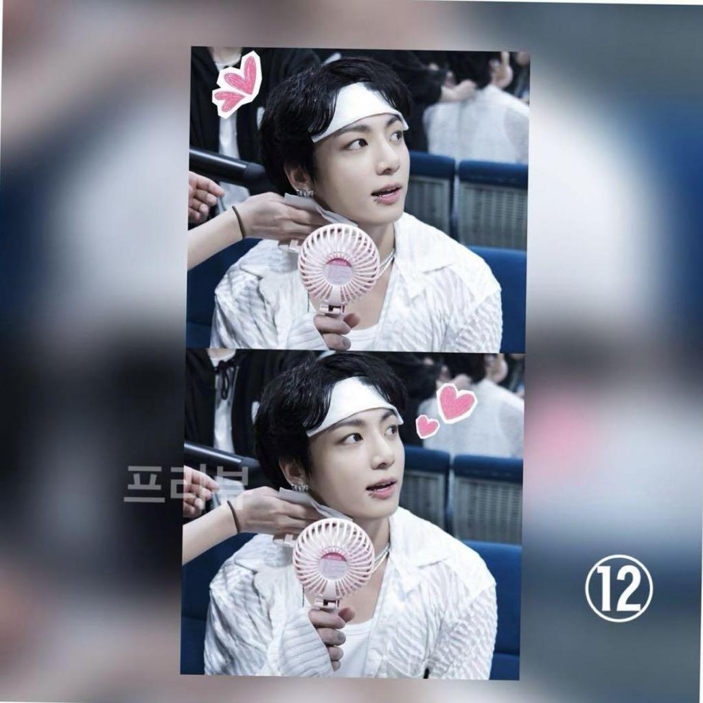 [USED] Exclusive BTS V-T & Yontan Shaka Shaka Keychain Acrylic Shaker