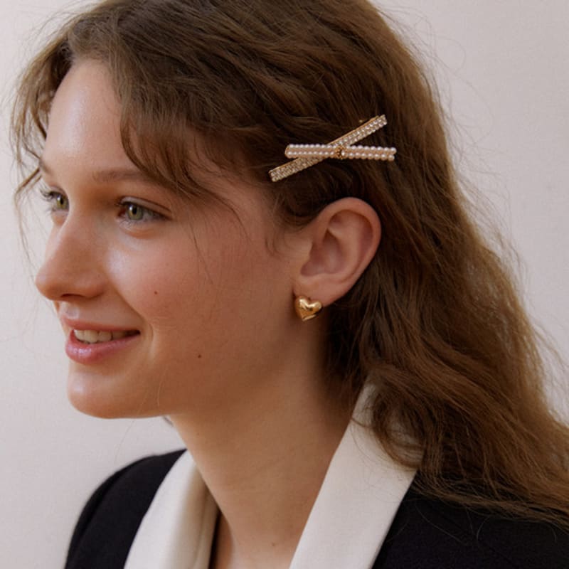 

OVLA объемная элегантная заколка-крест для волос HP041 aurora