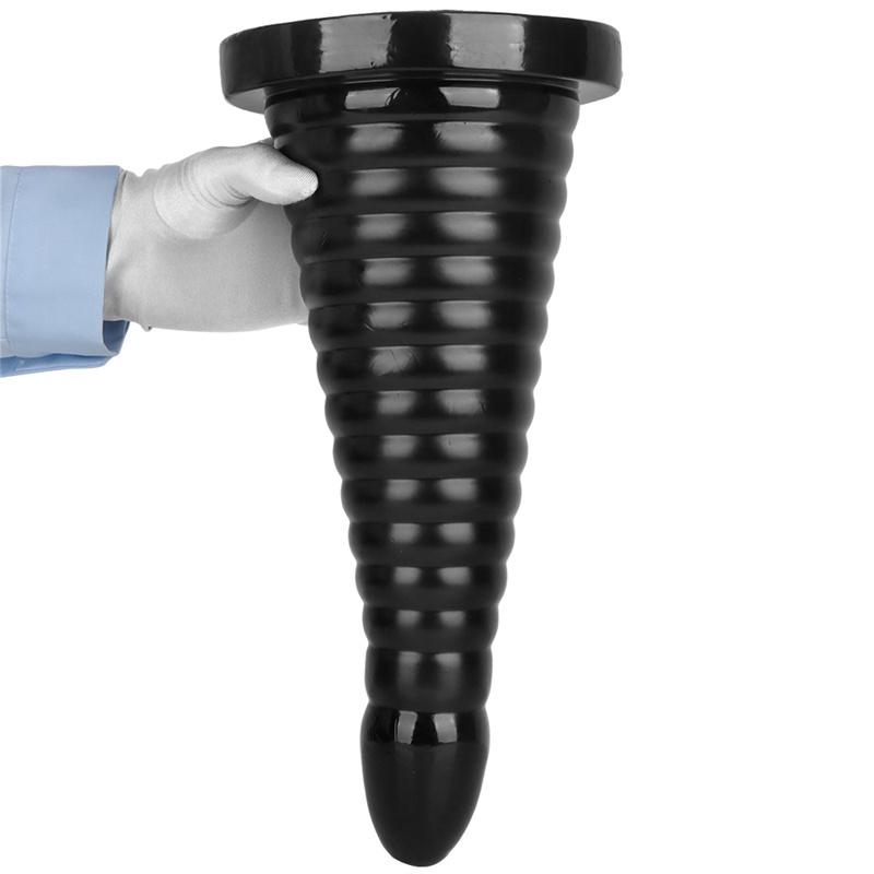 37 cm velká černá chryzantéma anus anus plug Extra velký tlustý anální expandér expanzní hračka Sex produkt Pagoda Penis