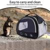 Small Animal Travel Carrier Bag with Harness Leash Set for reptile Portable Clear Window Hamster Transport Cage Outdoor Used