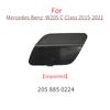 For Mercedes W205 Car Rear Bumper Tow Hook Cover Cap Black White For Benz C Class C180 C200 C220 C250 C300 2058850224 2015-