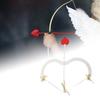 Set Mini Arco di Cupido San Valentino Halloween Costume Accessorio Festa Regalo per Uomo Donna Bambini