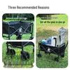 Hanlemeitu Outdoor Foldable Camping Cart