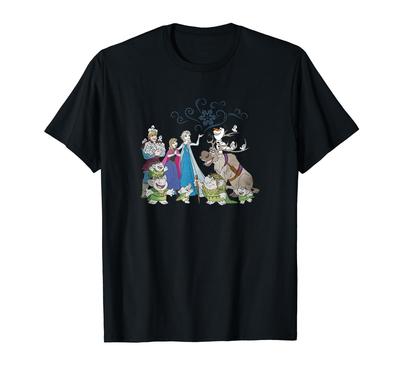 Frozen Collection Anna & Elsa Kristoff Sven Olaf T-Shirt