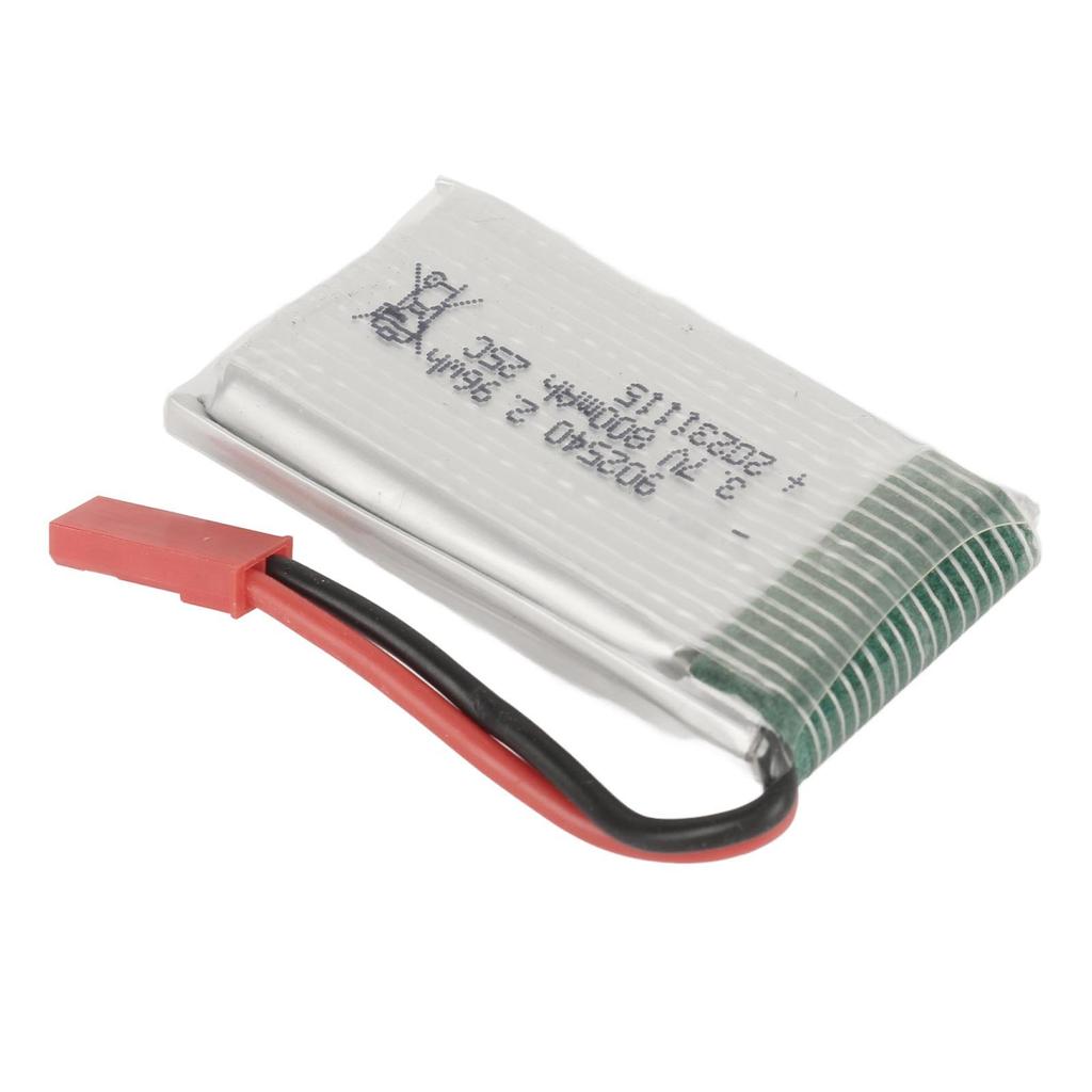 3.7V 800mAh LiPo Battery Rechargeable Drone Lithium Battery With JST Red Plug for Cheerson CX 30 for Skytech M68 RC Quadcopter Drone