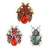 Secure Clasp Gogga Rhinestones Brooch Lightweight Alloy Badge Pin Fashion Jewelry Gift For Various Occasion