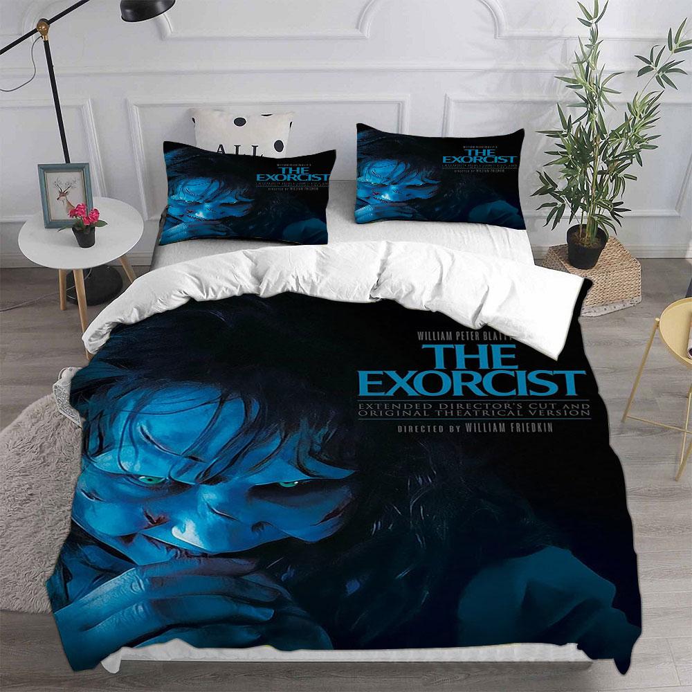 The Exorcist (1973) Bedding Sets Comforter Quilt Bed Cover Duvet Cover Pillow Case 2-3 Pieces Sets Kids Adult Size