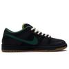 Nike Dunk SB 'Black Magic' Slip Resistant Abrasion Resistant Low Top Skateboard Shoes Unisex Black Green FQ7585-200(Team734-)