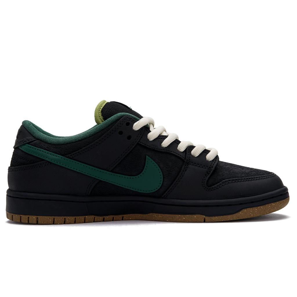 Nike Dunk SB 'Black Magic' Slip Resistant Abrasion Resistant Low Top Skateboard Shoes Unisex Black Green FQ7585-200(Team734-)