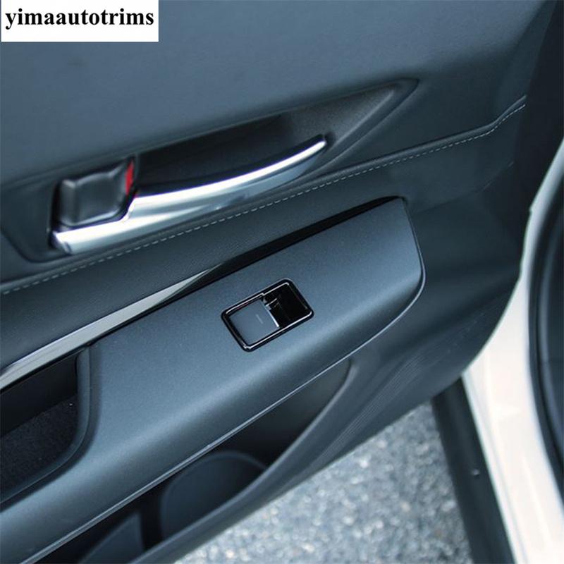 Car Door Armrest Window Lift Button Panel Decoration Cover Trim ABS Accessories Interior For Toyota Venza / Harrier  - 2024