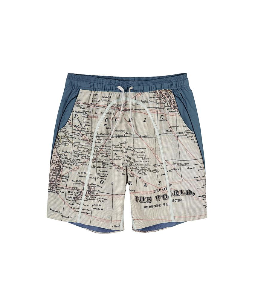 Sseomweeoaussaideuhaikingkeompeoni World Traveler Printed Shorts_Multi