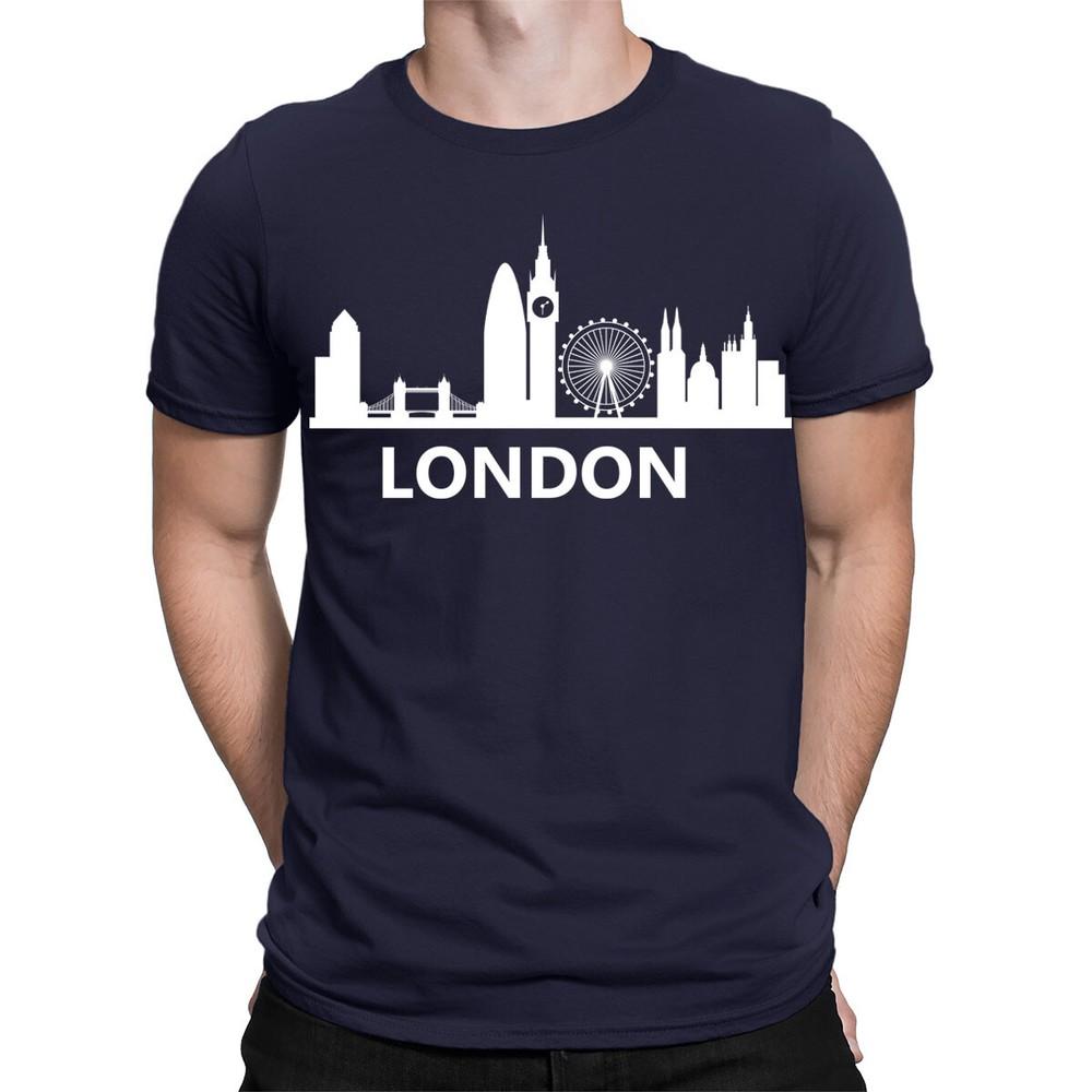London Skyline England UK Tower Souvenir Cute Gift Mens TShirts Tee Top 1TA51 2XL