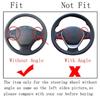 For BMW 3 Series F30 F31 F34 2013-2018 ABS Carbon Fiber Style Steering Wheel Cover Trim Frame Sticker Molding