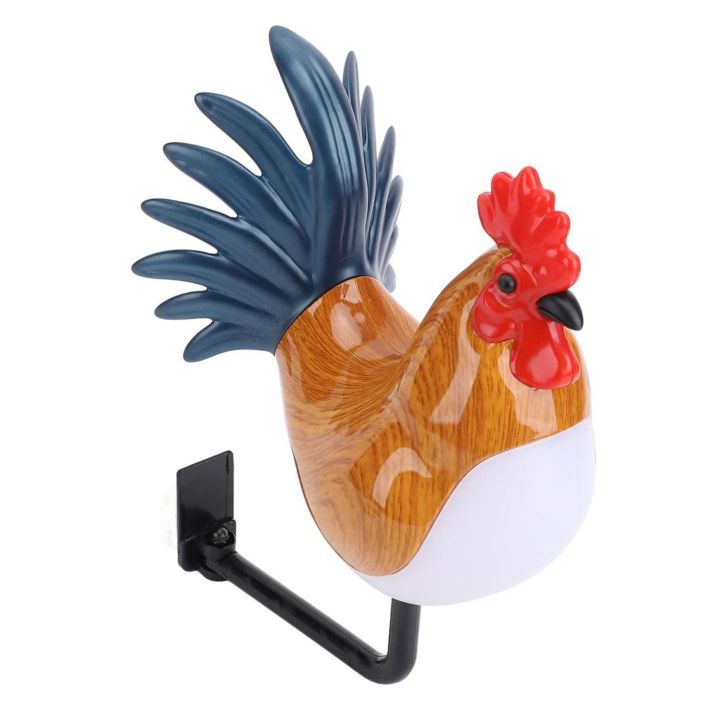 Cordless Wall Sconces with Sound 3 Colors Temperature Rooster Shape Touch Control Dimmable Rechargeable LED Wall Lights for Bedroom
